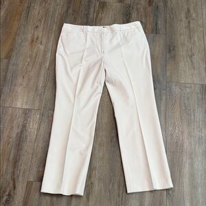White House Black Market Cream Trousers